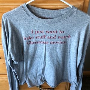 Christmas Top LS NWOT Sz M